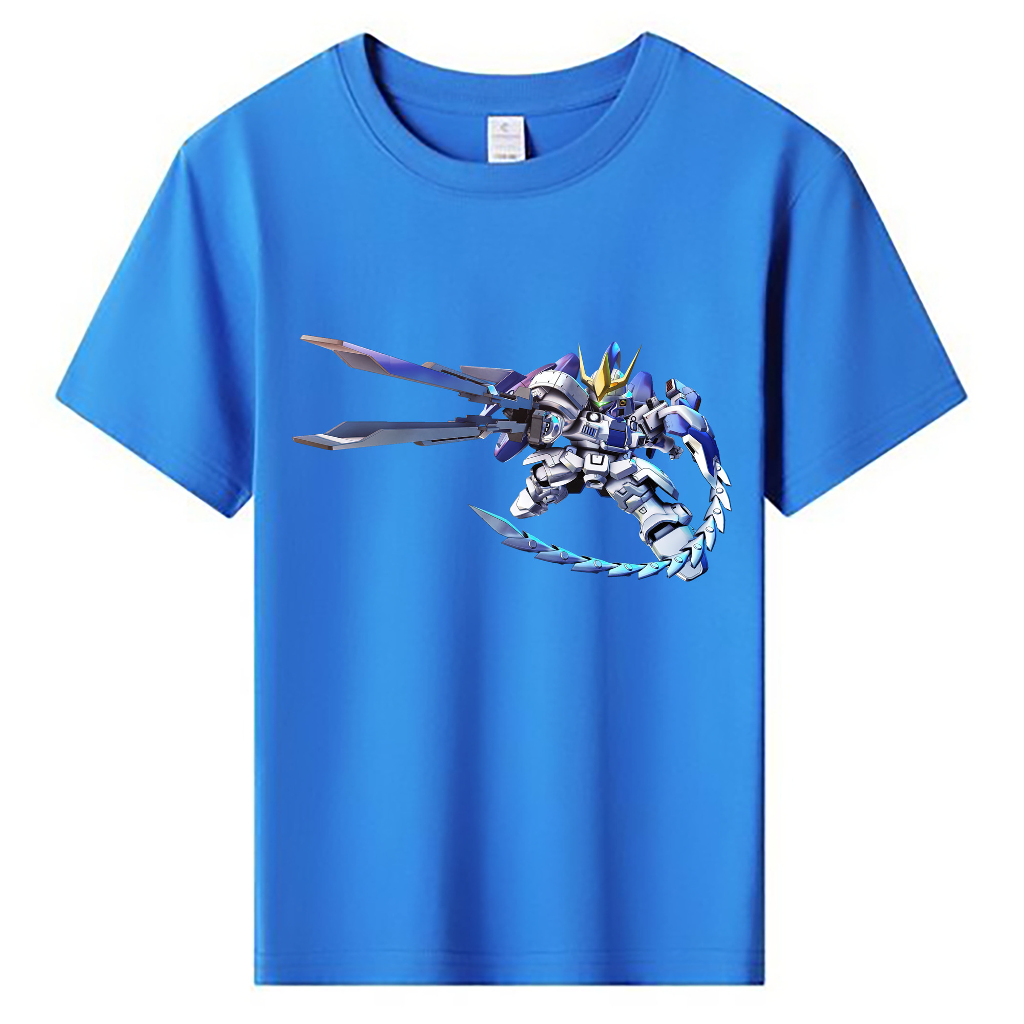 （画像用） 機動戦士ガンダム Mobile Suit Gundam 綿100％キッズTシャツ（フロントプリント）